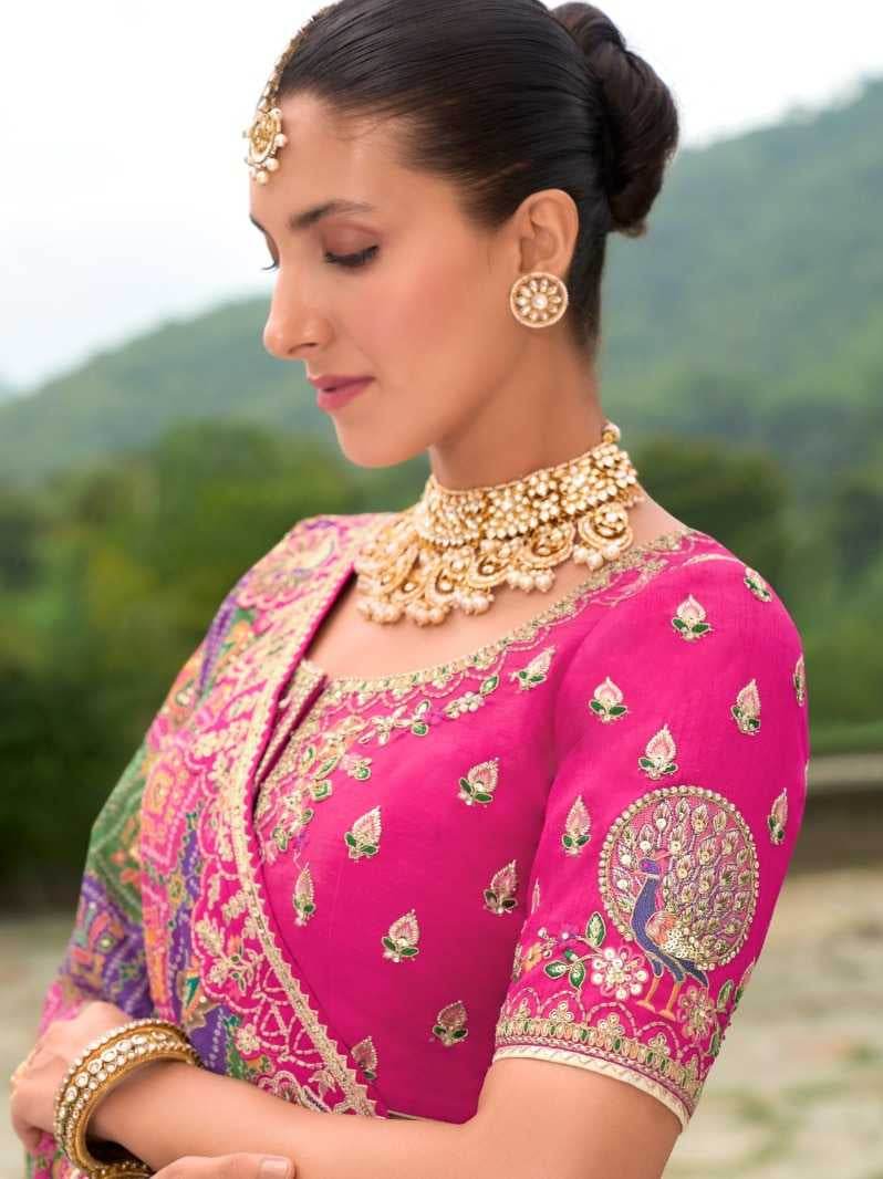 Silk Embroidered Lehenga for Elegant Traditional Wear - MYLUXURY LANE ENTERPRISE